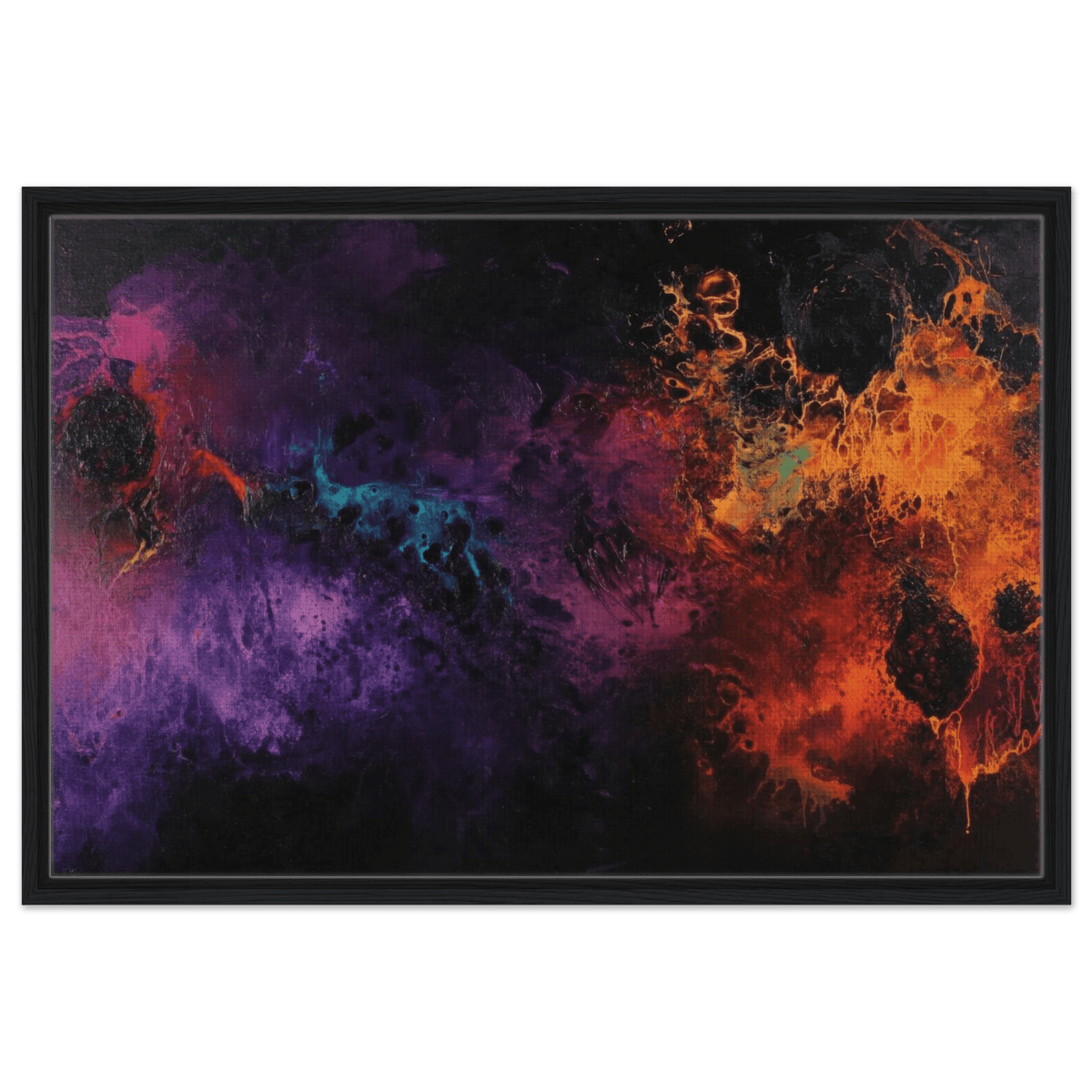 Chromatic Abyss A dark infinite void punctured 4 - Shop Ai Art WebShop - Digital Art online Store