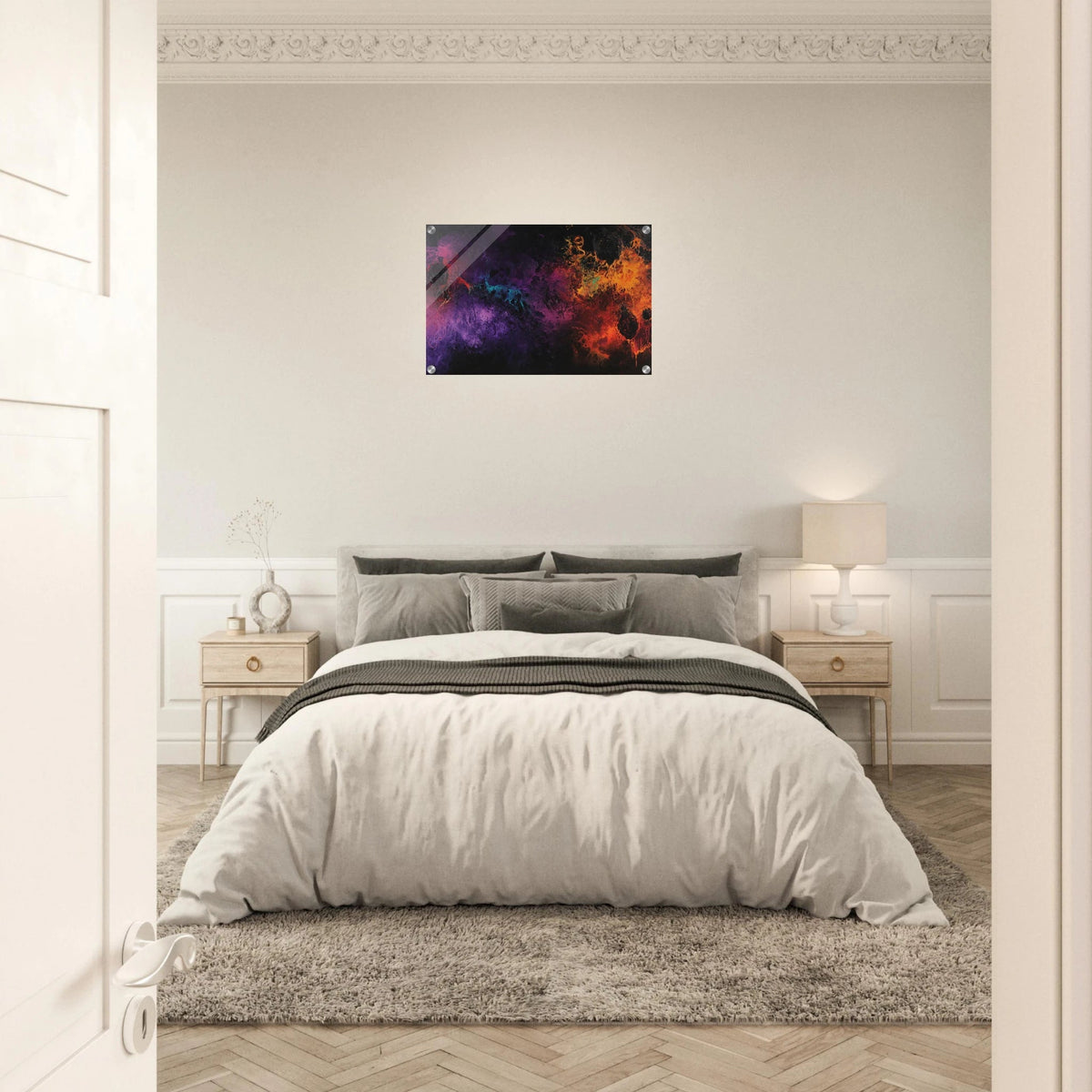 Chromatic Abyss A dark infinite void punctured 4 - Shop Ai Art WebShop - Digital Art online Store