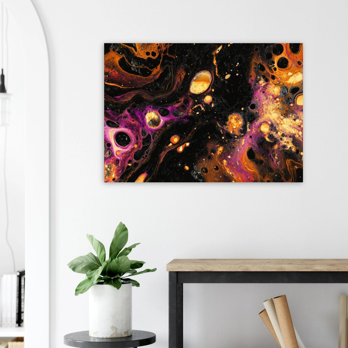 Chromatic Abyss A dark infinite void punctured 7 - Shop Ai Art WebShop - Digital Art online Store