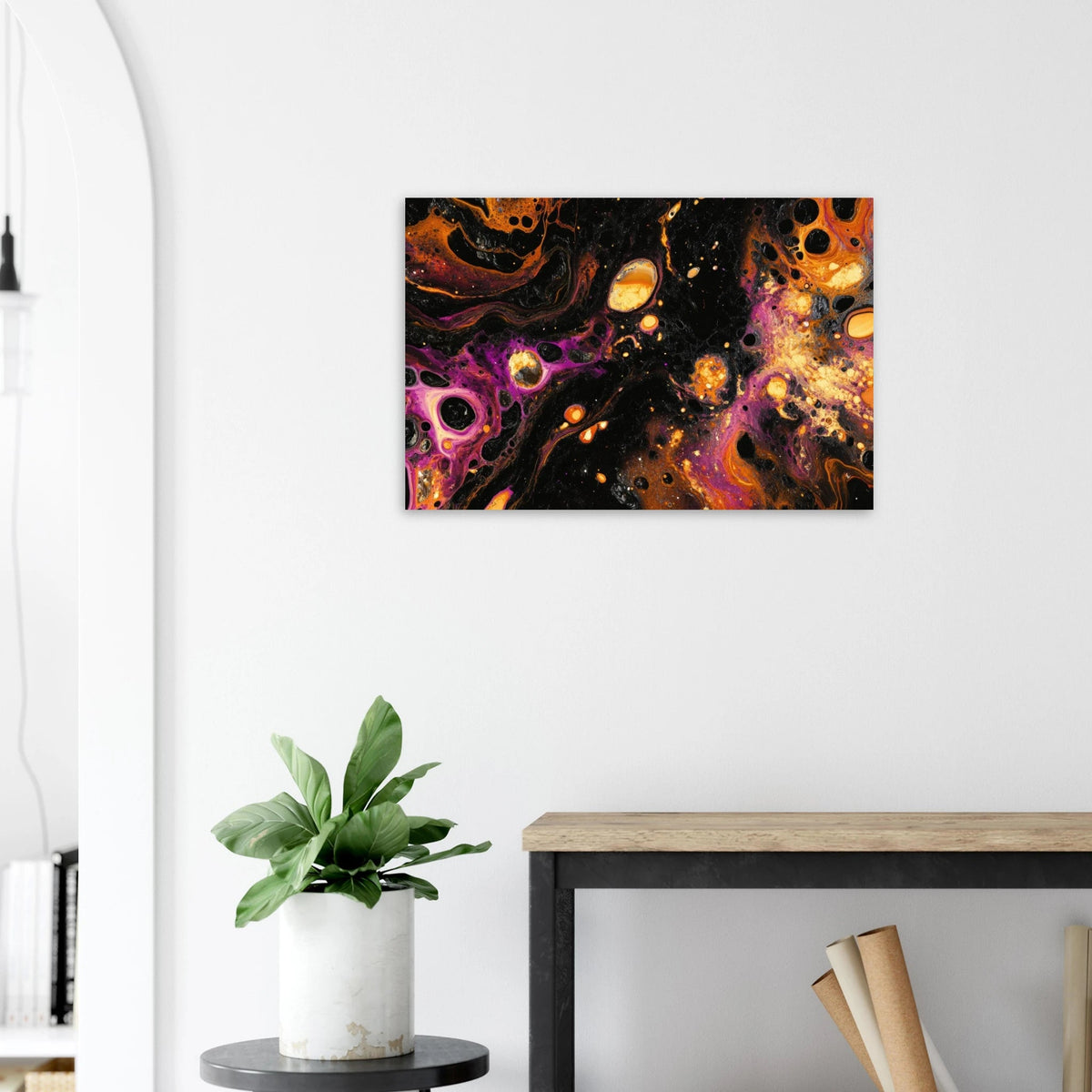 Chromatic Abyss A dark infinite void punctured 7 - Shop Ai Art WebShop - Digital Art online Store
