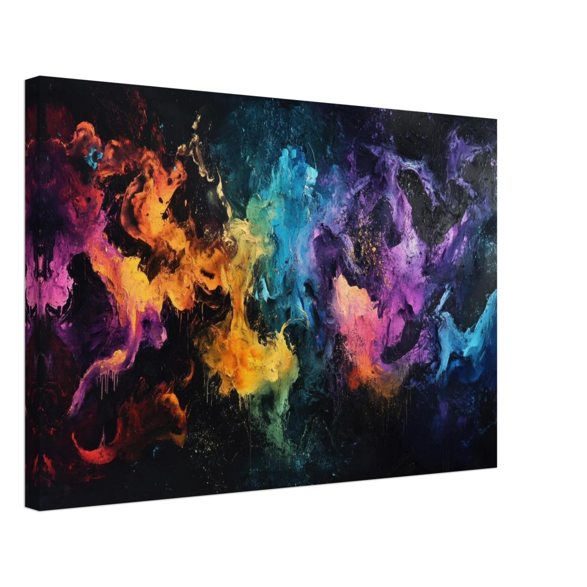 Chromatic Abyss A dark infinite void punctured - Shop Ai Art WebShop - Digital Art online Store