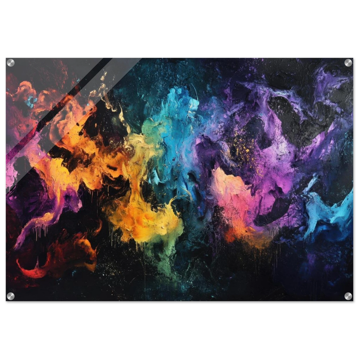 Chromatic Abyss A dark infinite void punctured - Shop Ai Art WebShop - Digital Art online Store
