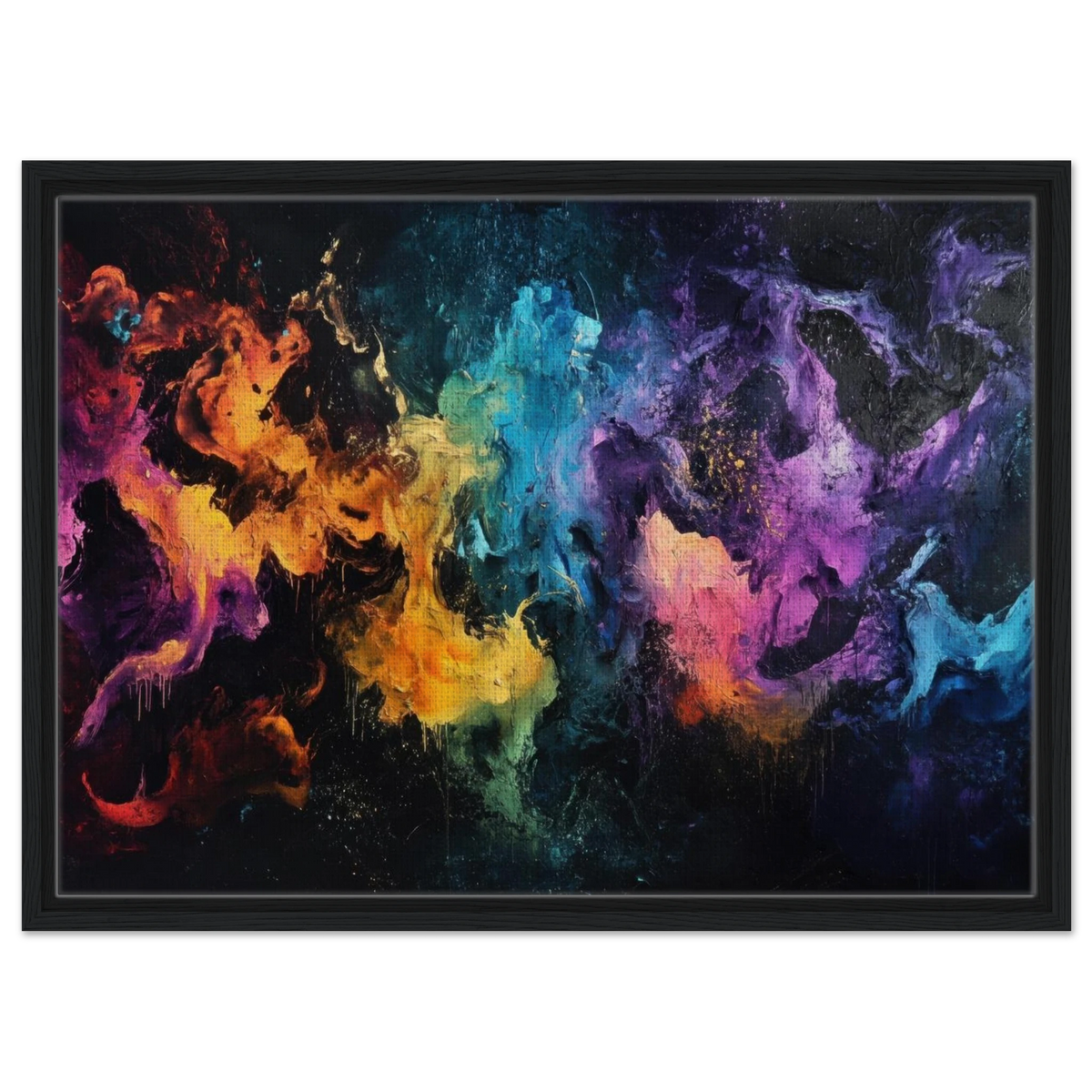 Chromatic Abyss A dark infinite void punctured - Shop Ai Art WebShop - Digital Art online Store