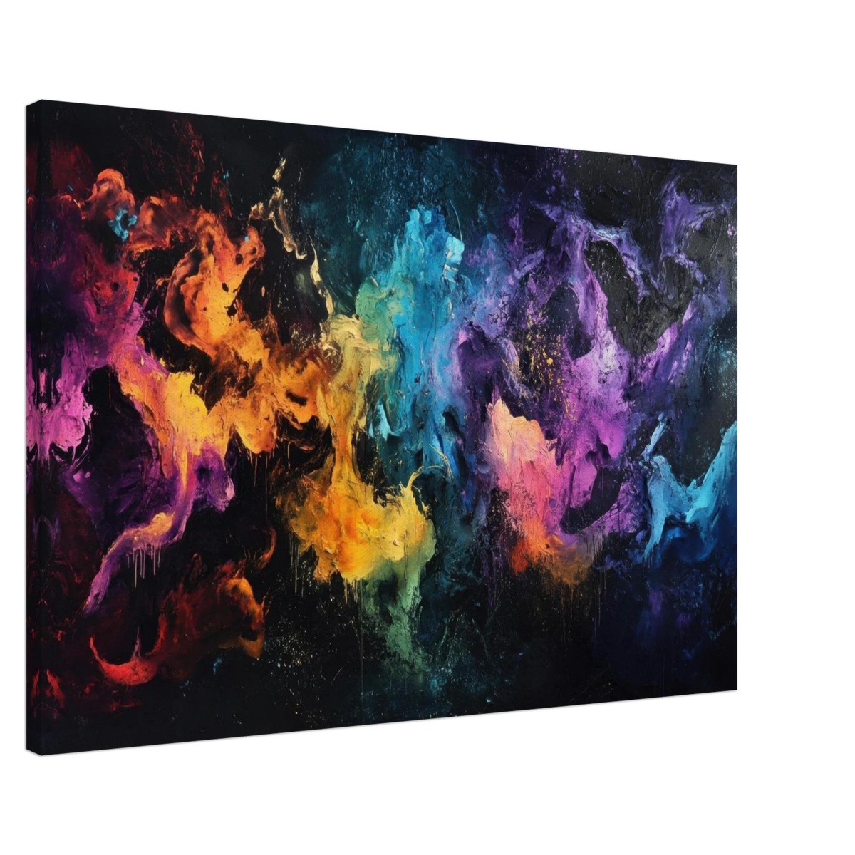 Chromatic Abyss A dark infinite void punctured - Shop Ai Art WebShop - Digital Art online Store