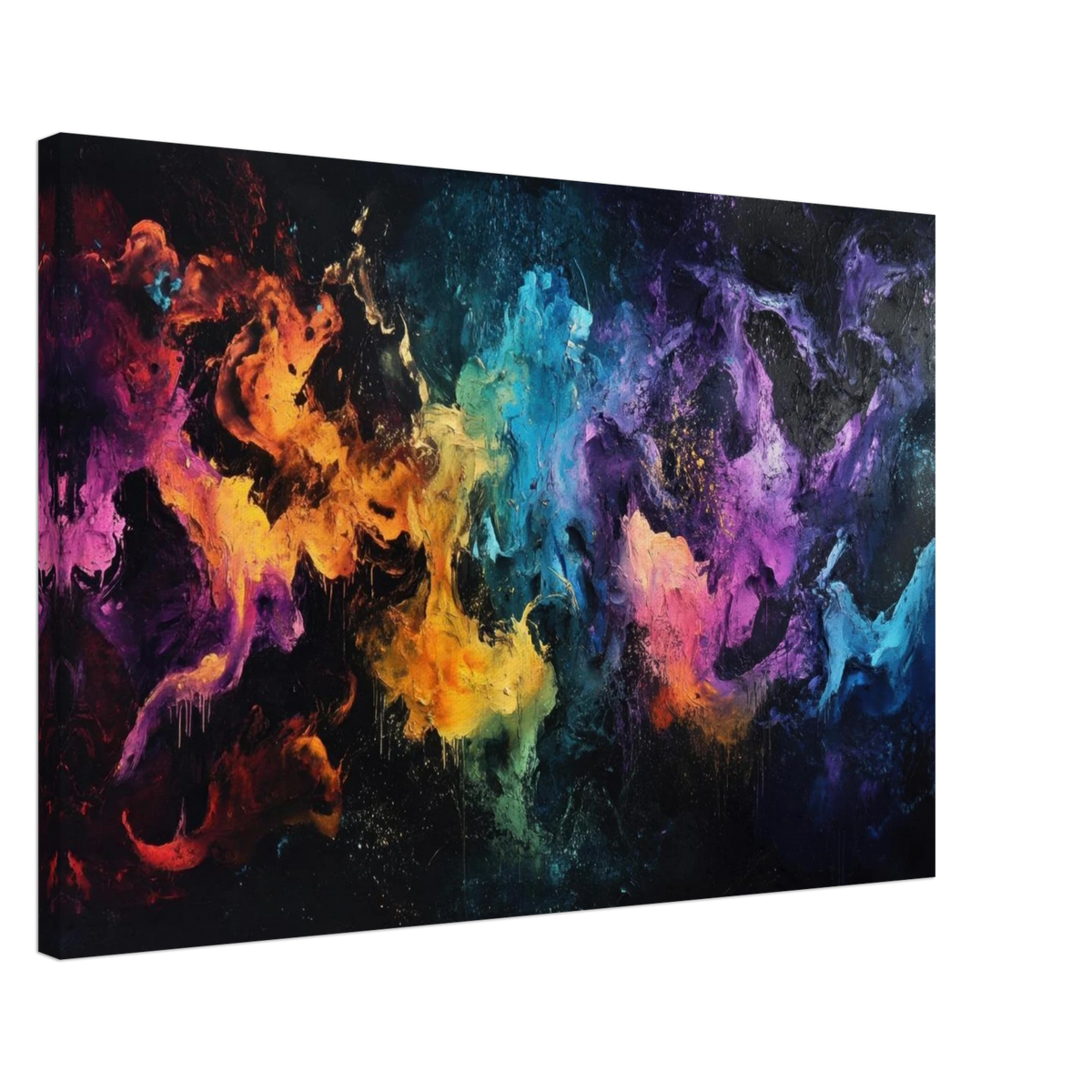 Chromatic Abyss A dark infinite void punctured - Shop Ai Art WebShop - Digital Art online Store