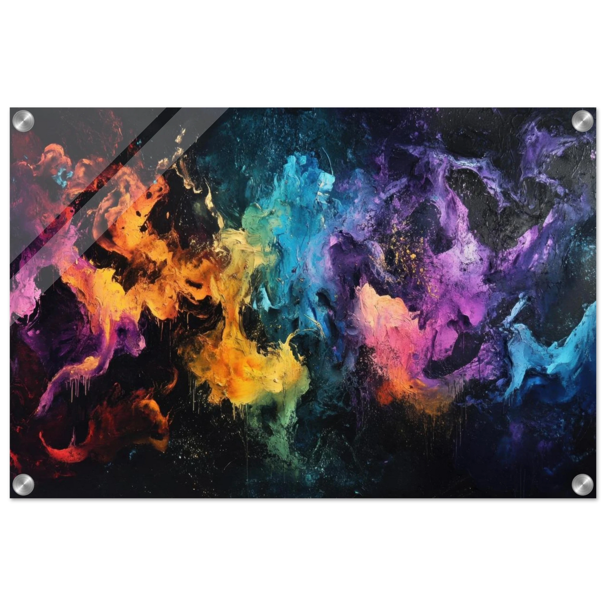 Chromatic Abyss A dark infinite void punctured - Shop Ai Art WebShop - Digital Art online Store