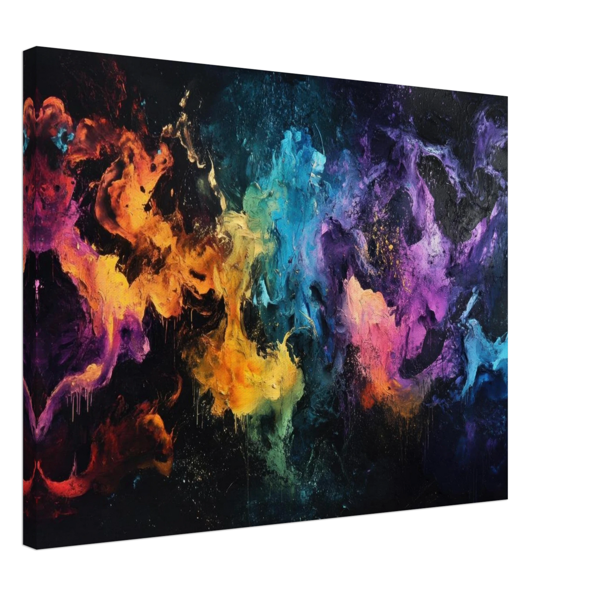 Chromatic Abyss A dark infinite void punctured - Shop Ai Art WebShop - Digital Art online Store