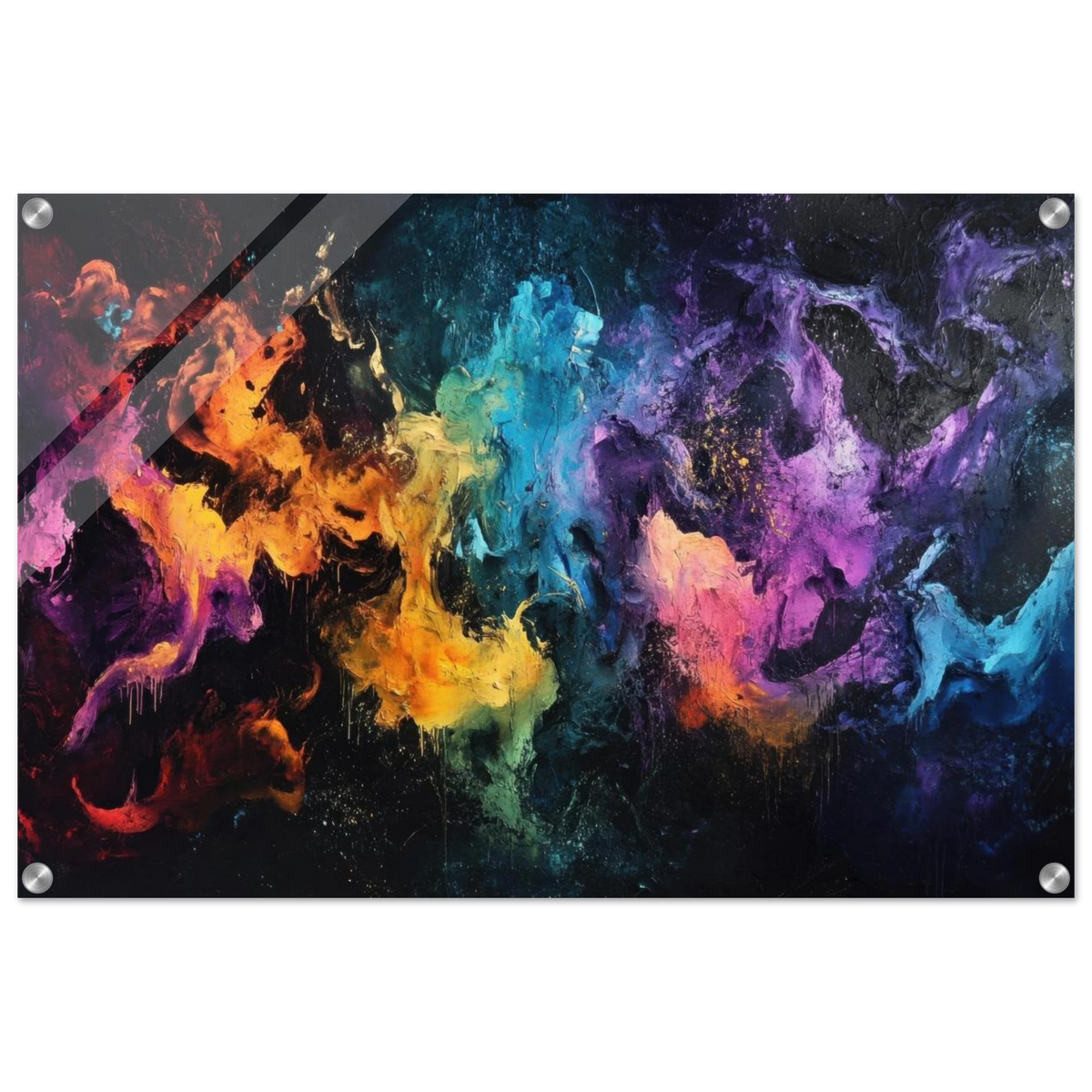 Chromatic Abyss A dark infinite void punctured - Shop Ai Art WebShop - Digital Art online Store