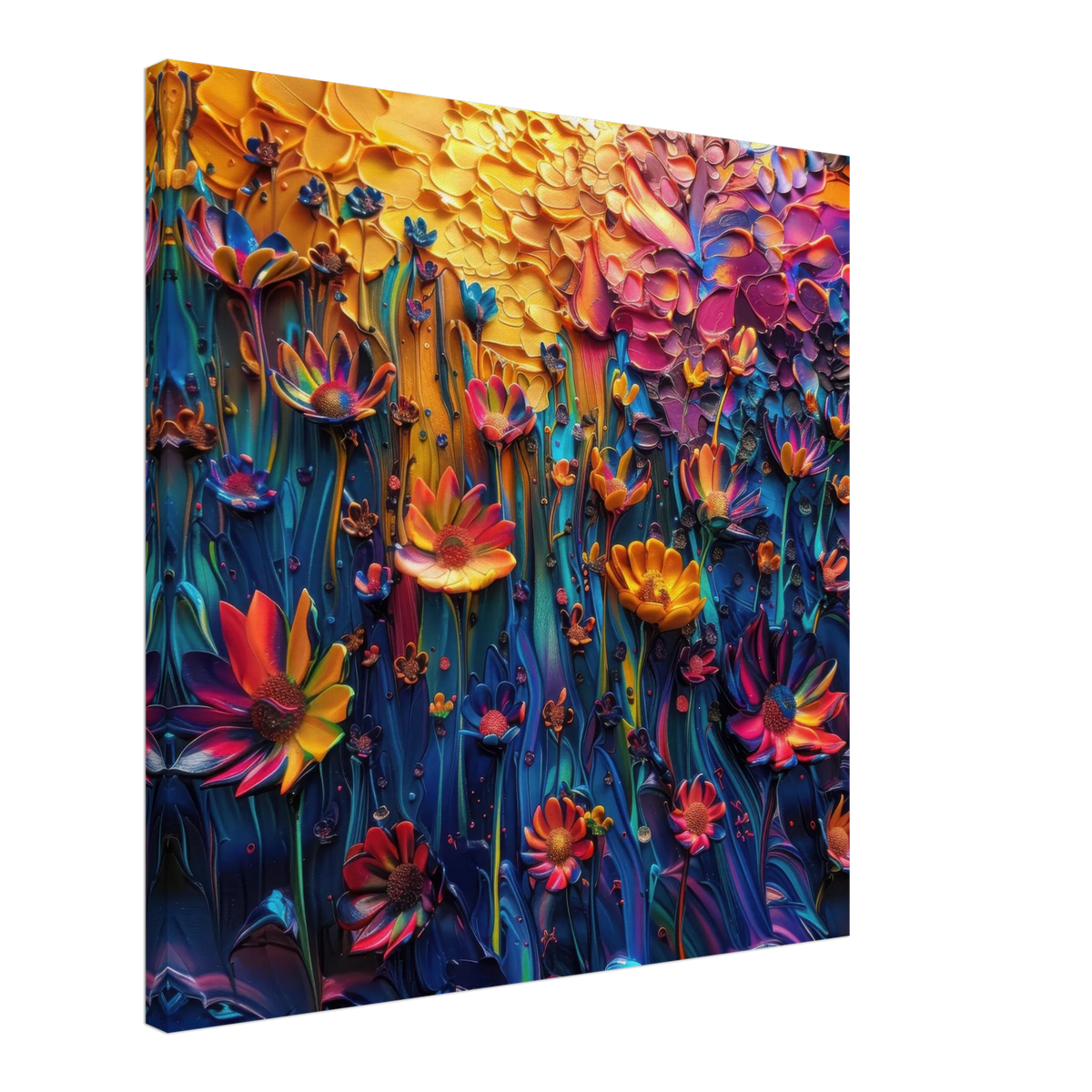 Colorful Flower Art 2 - Shop Ai Art WebShop - Digital Art online Store