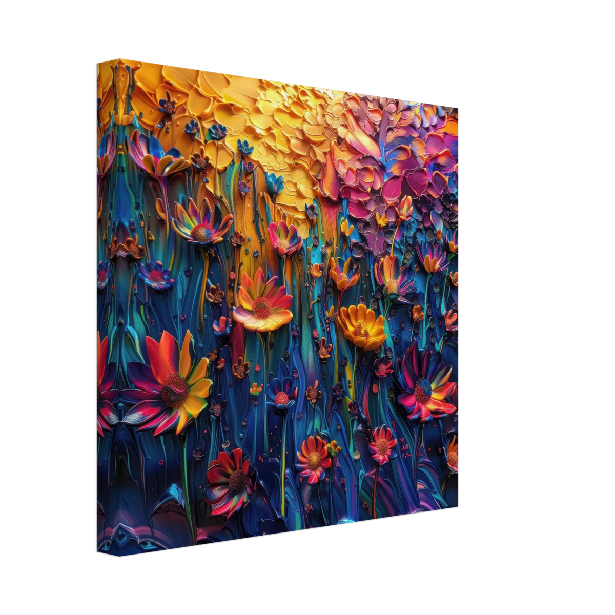 Colorful Flower Art 2 - Shop Ai Art WebShop - Digital Art online Store
