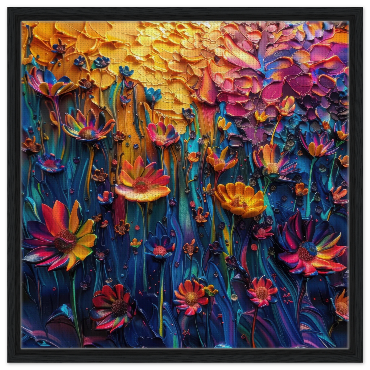 Colorful Flower Art 2 - Shop Ai Art WebShop - Digital Art online Store