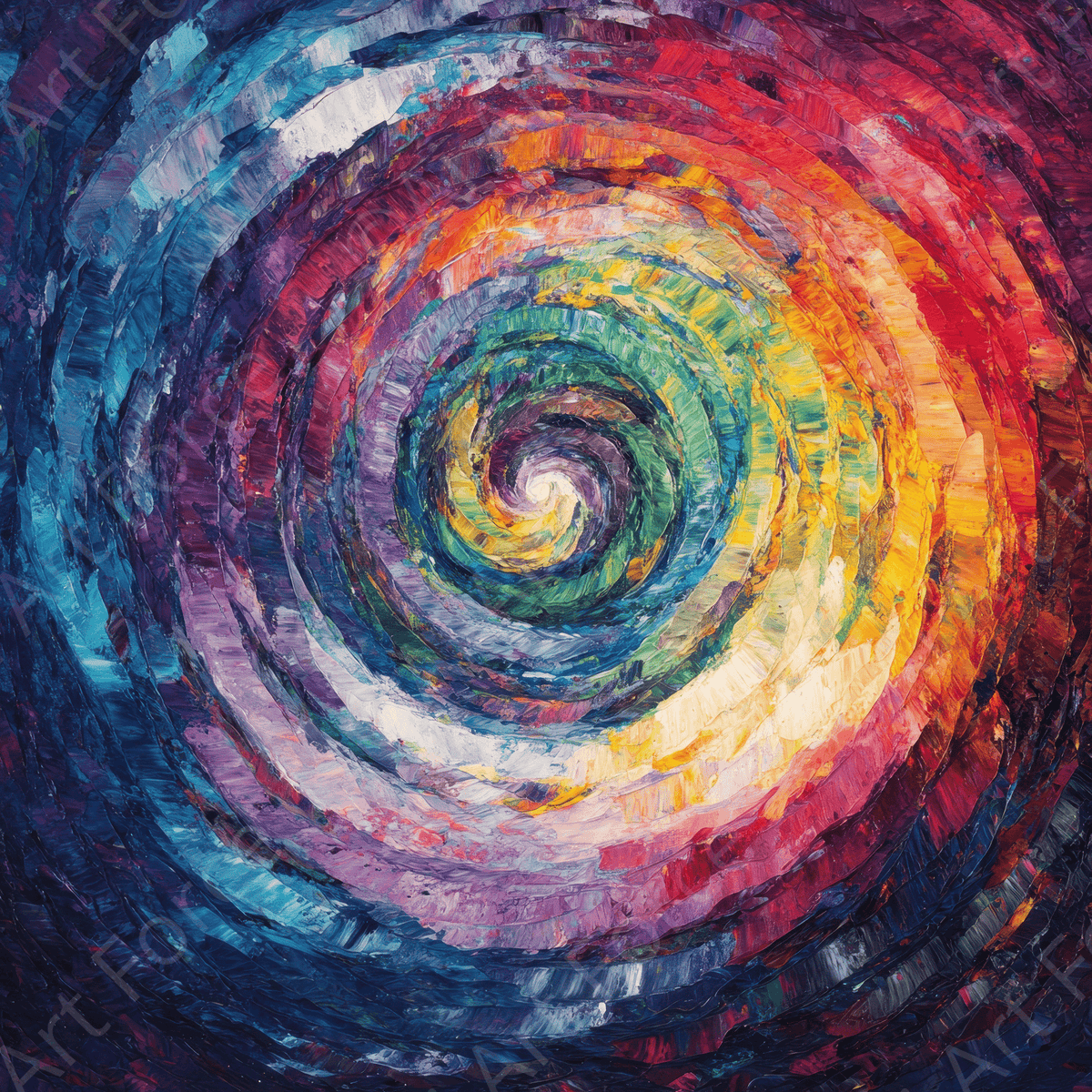 Colorful Twist Art 2 - Shop Ai Art WebShop - Digital Art online Store