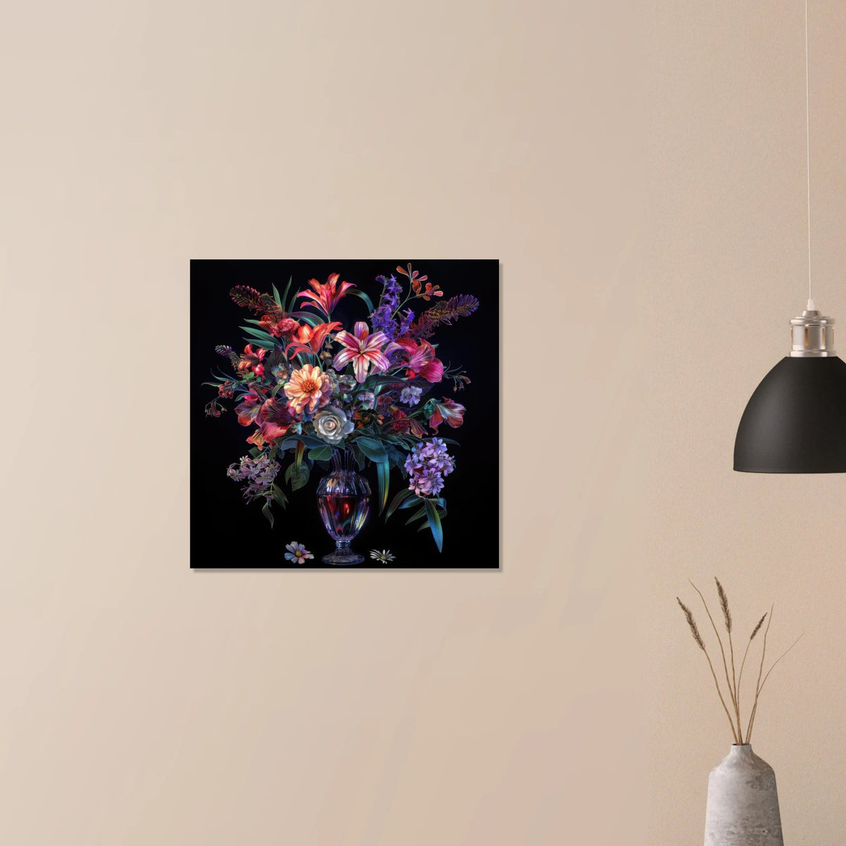 Colorfull Flower Art 14 - Shop Ai Art WebShop - Digital Art online Store