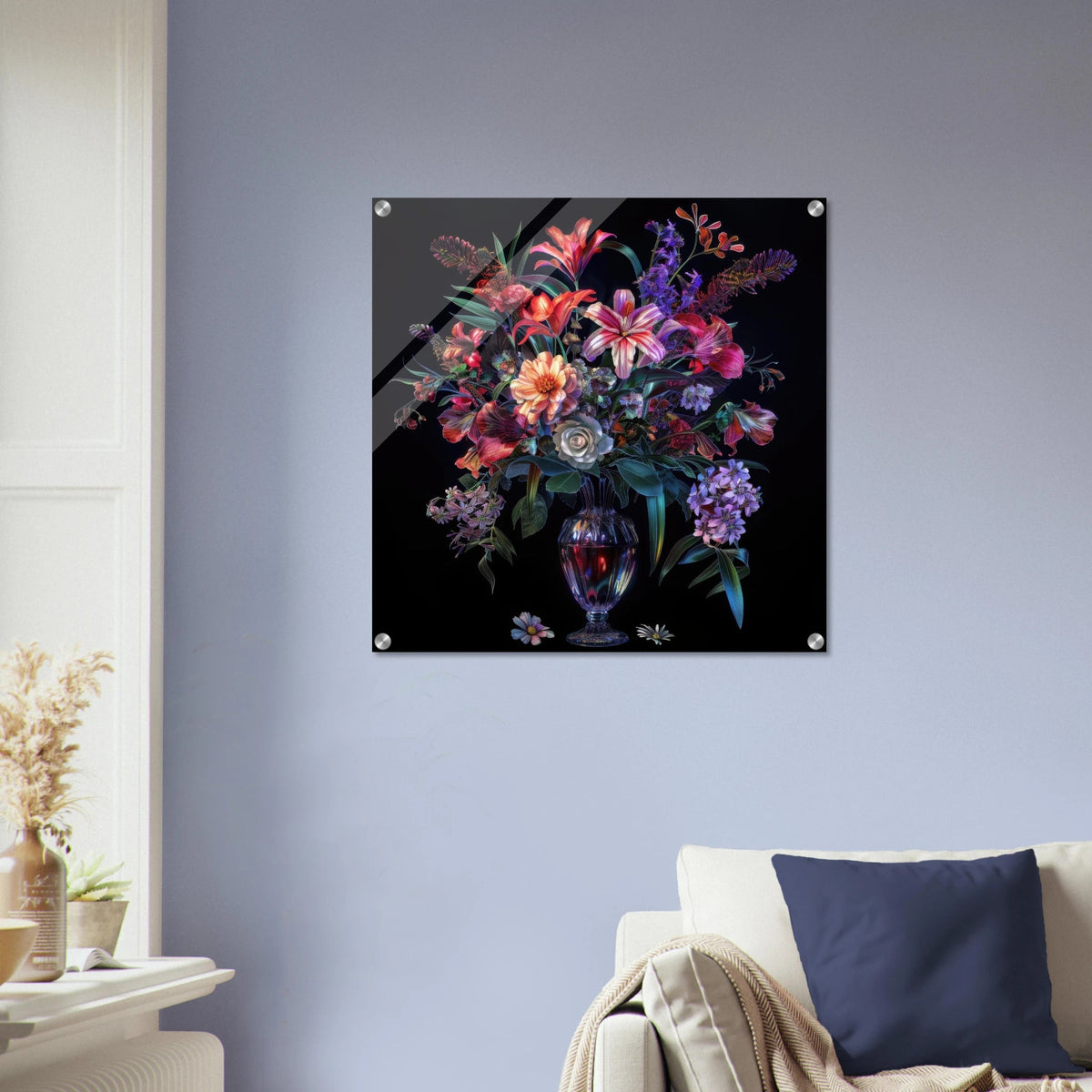 Colorfull Flower Art 14 - Shop Ai Art WebShop - Digital Art online Store
