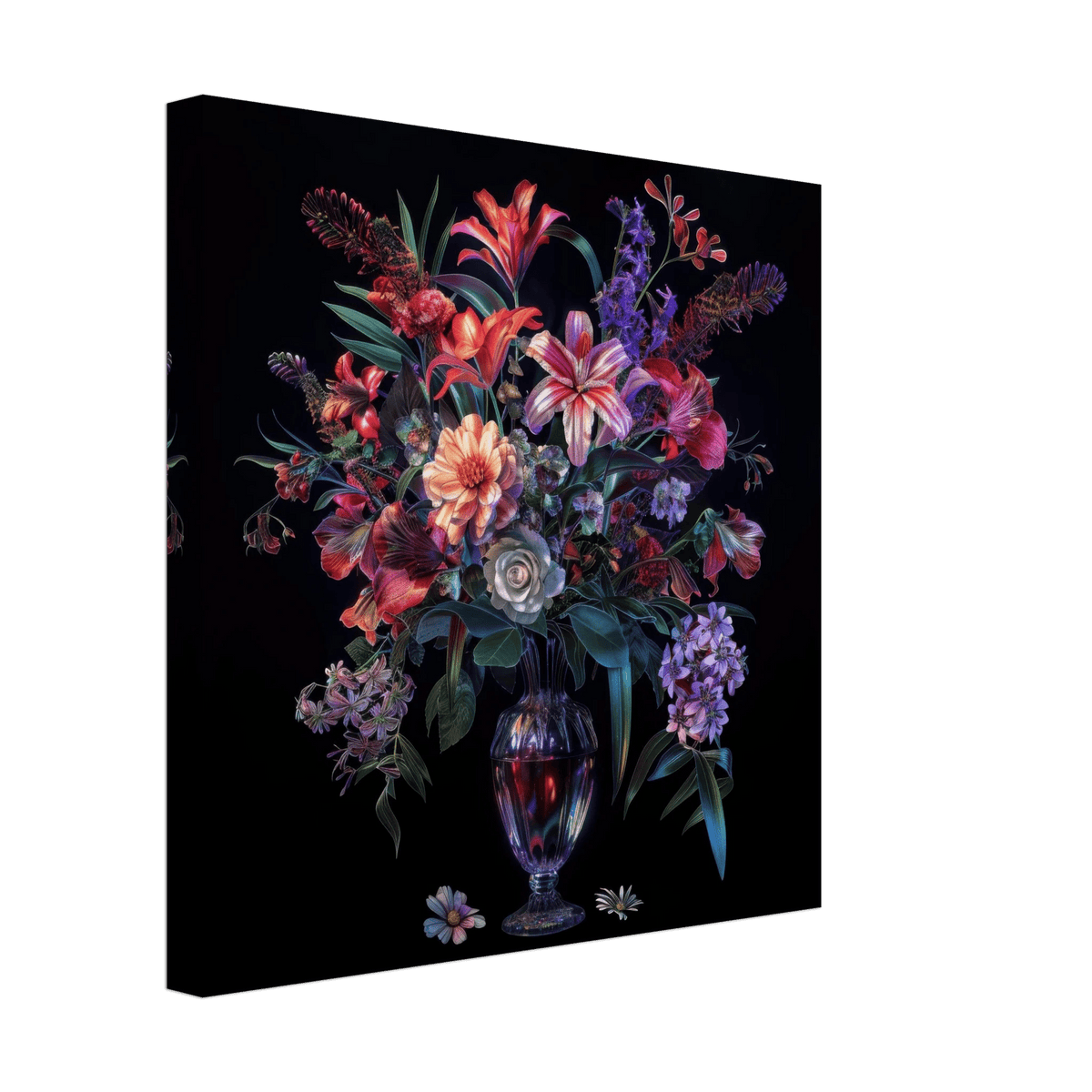 Colorfull Flower Art 14 - Shop Ai Art WebShop - Digital Art online Store
