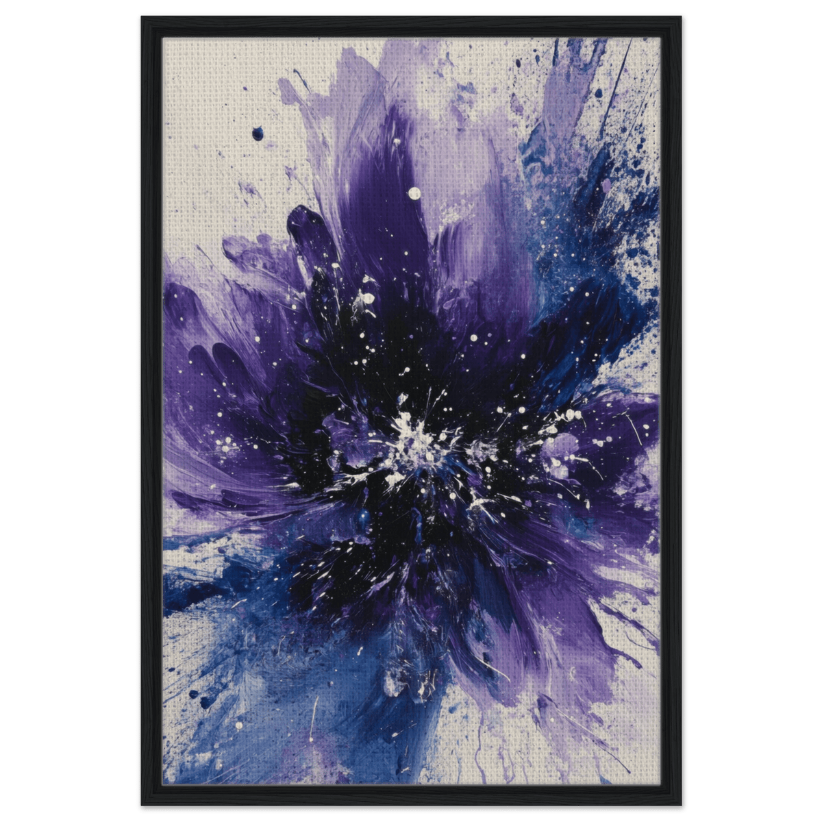 Cosmic Bloom An abstract explosion of deep purple - Shop Ai Art WebShop - Digital Art online Store