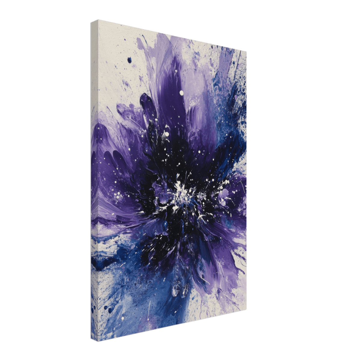 Cosmic Bloom An abstract explosion of deep purple - Shop Ai Art WebShop - Digital Art online Store