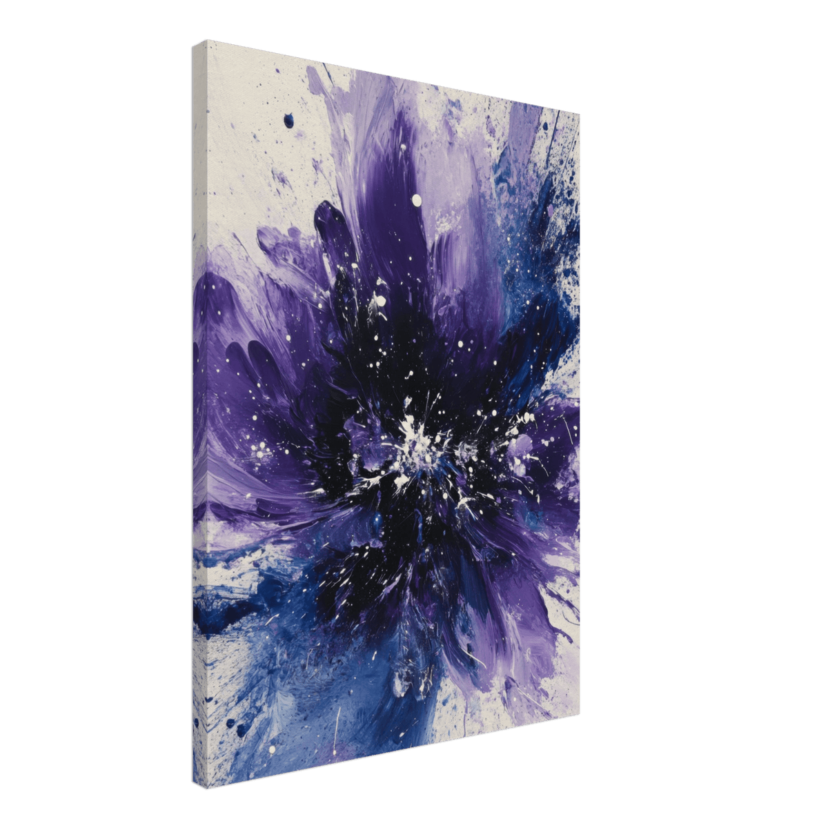 Cosmic Bloom An abstract explosion of deep purple - Shop Ai Art WebShop - Digital Art online Store