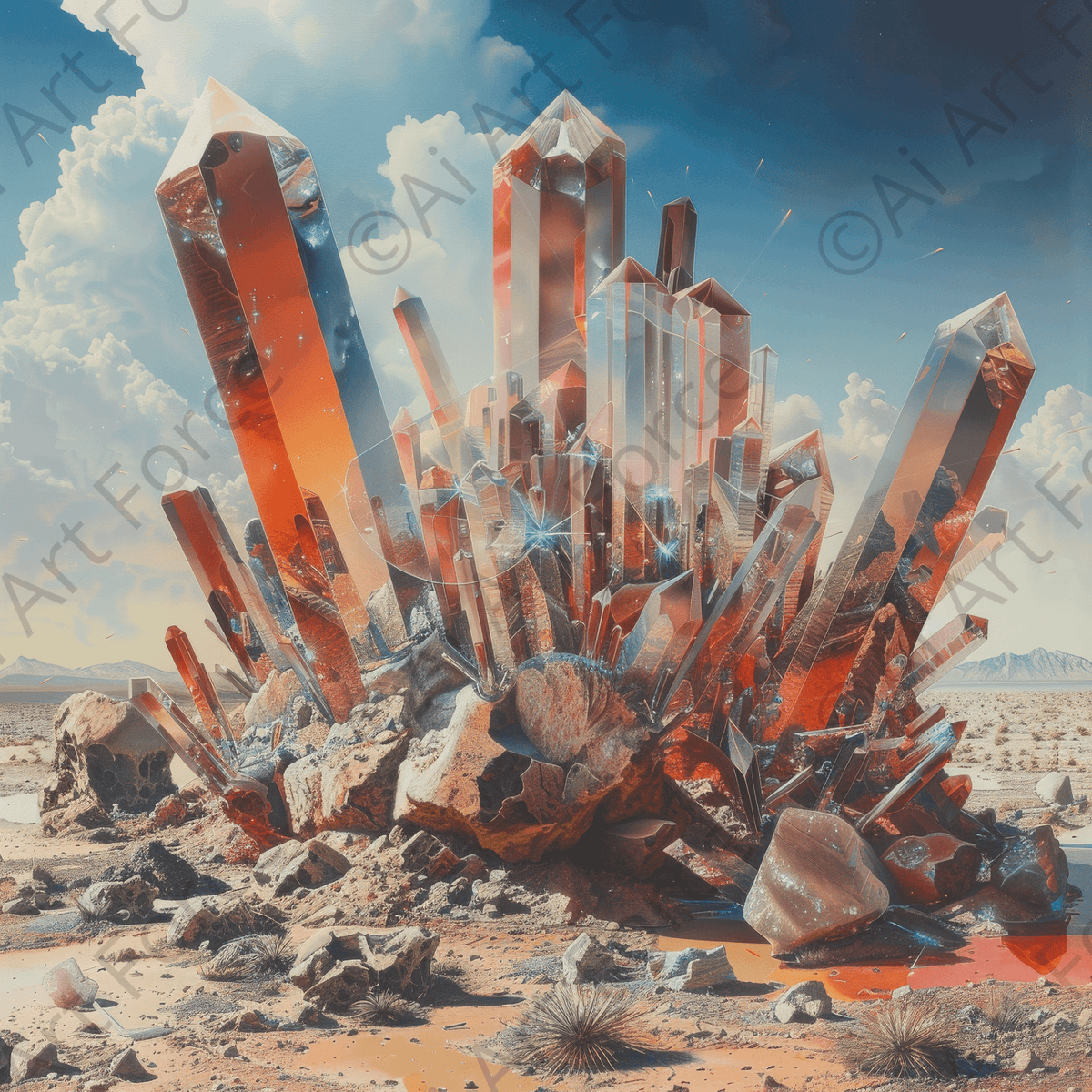 Crystal Fantasy 7 - Shop Ai Art WebShop - Digital Art online Store