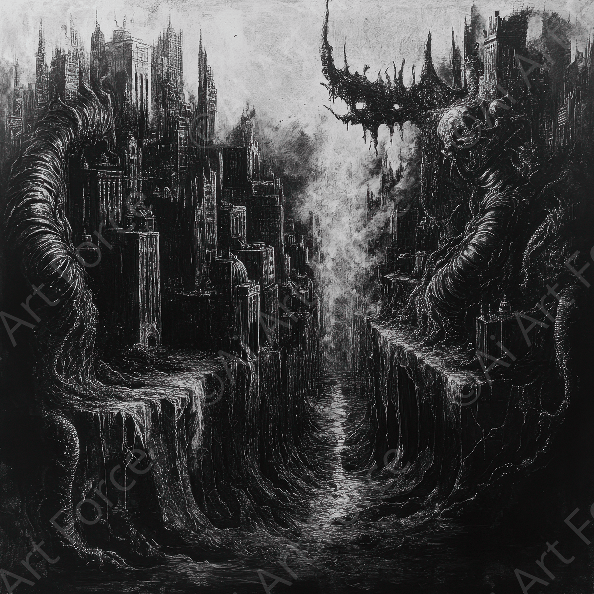 Dark Path Art 2 - Shop Ai Art WebShop - Digital Art online Store