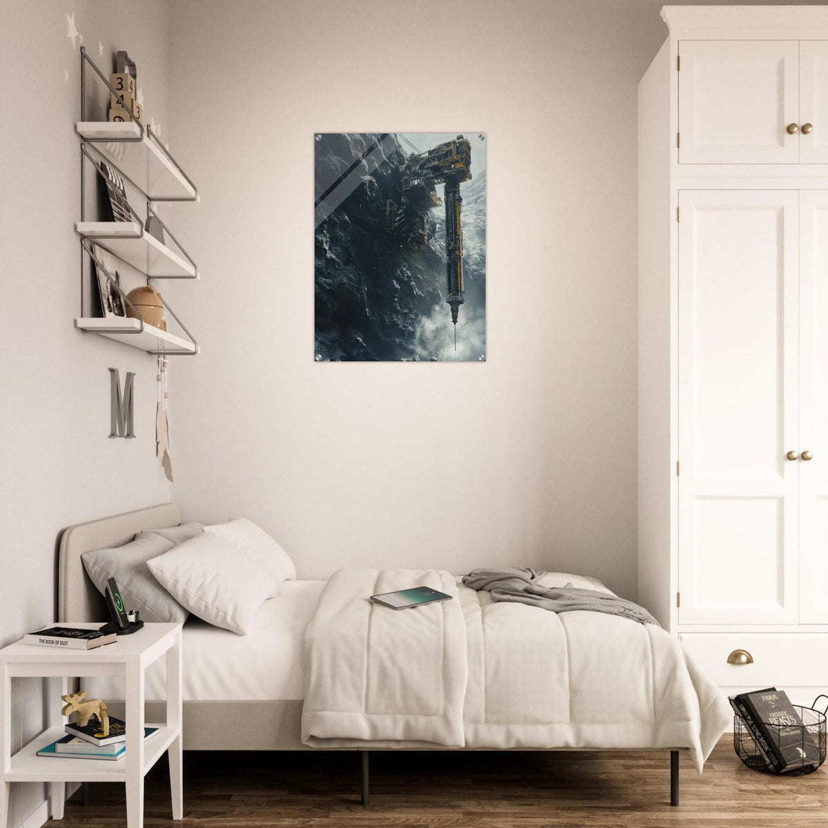 Deep Space Mining Operation A colossal osteoid 2 - Shop Ai Art WebShop - Digital Art online Store