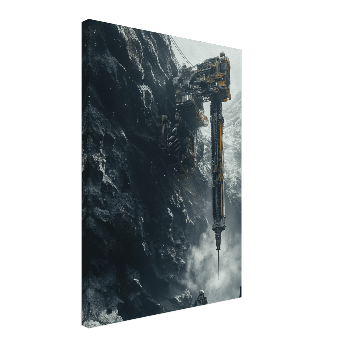 Deep Space Mining Operation A colossal osteoid 2 - Shop Ai Art WebShop - Digital Art online Store