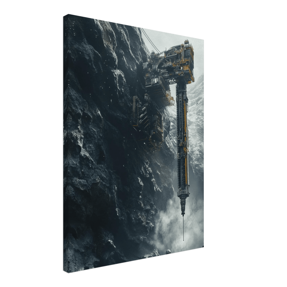 Deep Space Mining Operation A colossal osteoid 2 - Shop Ai Art WebShop - Digital Art online Store