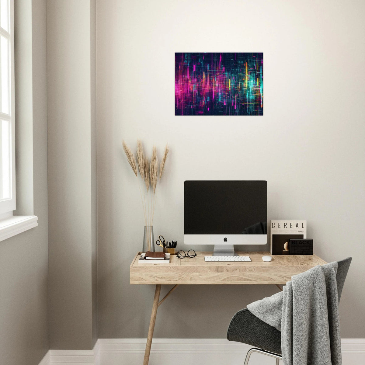 Digital Pulse A chaotic burst of pitch - inspired - Shop Ai Art WebShop - Digital Art online Store