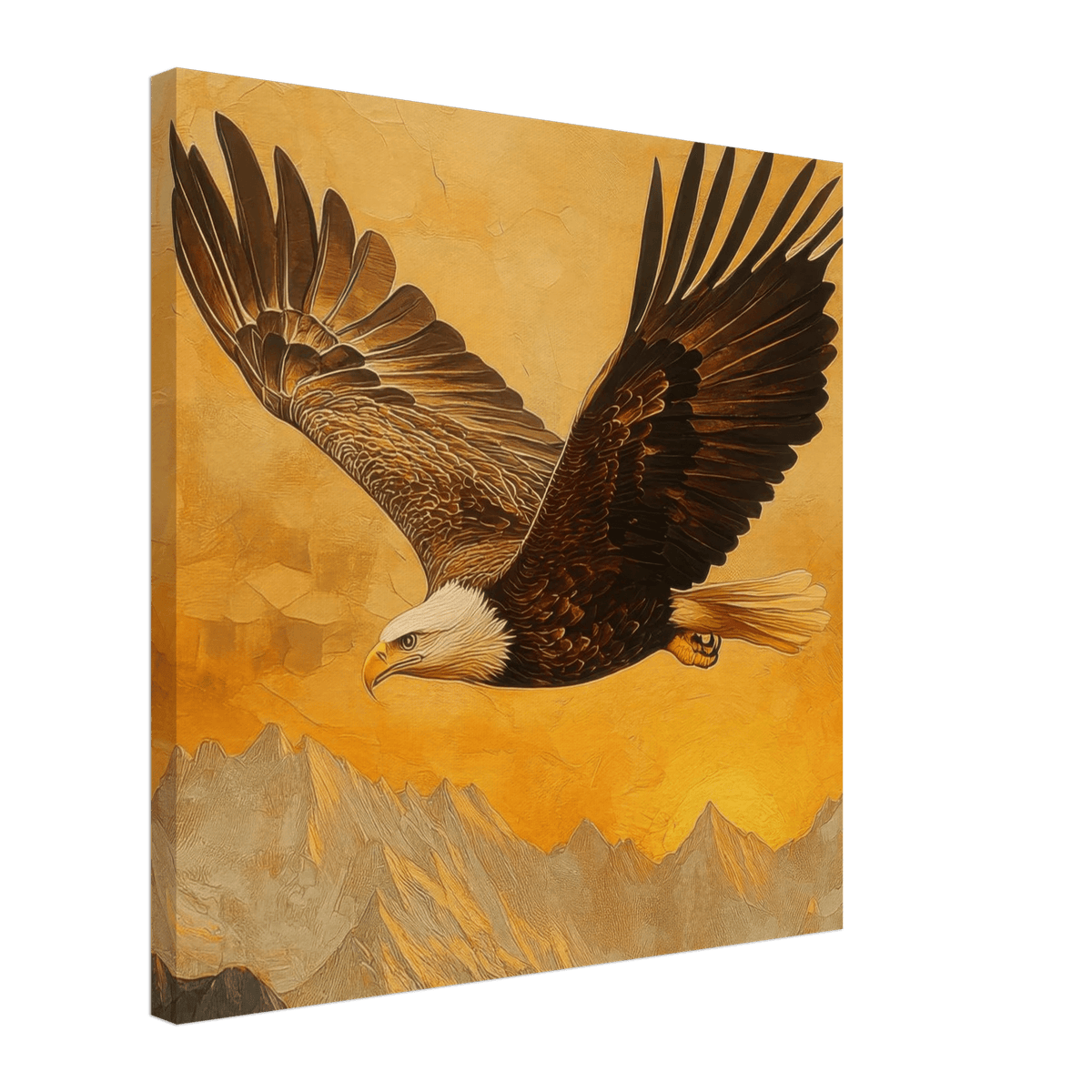 Eagle Soaring Over Mountains 2 - Shop Ai Art WebShop - Digital Art online Store