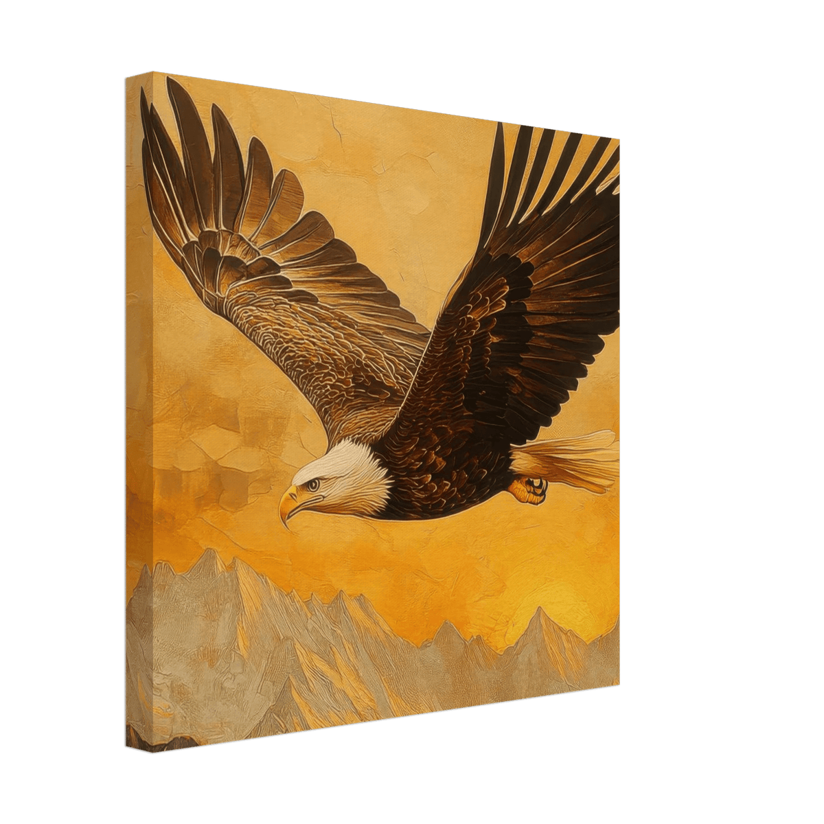 Eagle Soaring Over Mountains 2 - Shop Ai Art WebShop - Digital Art online Store