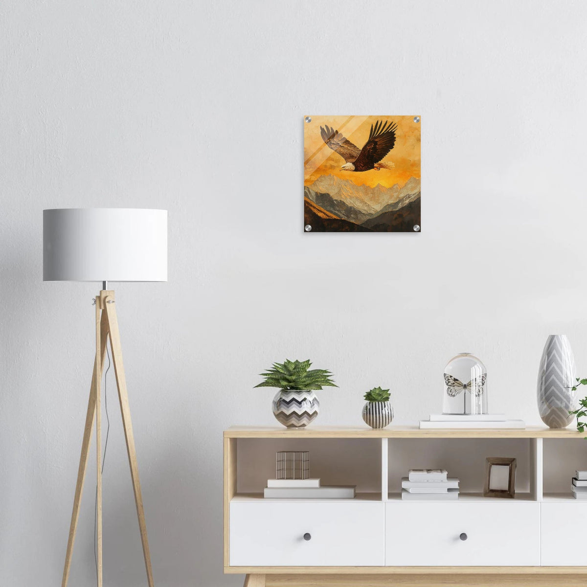 Eagle Soaring Over Mountains 2 - Shop Ai Art WebShop - Digital Art online Store