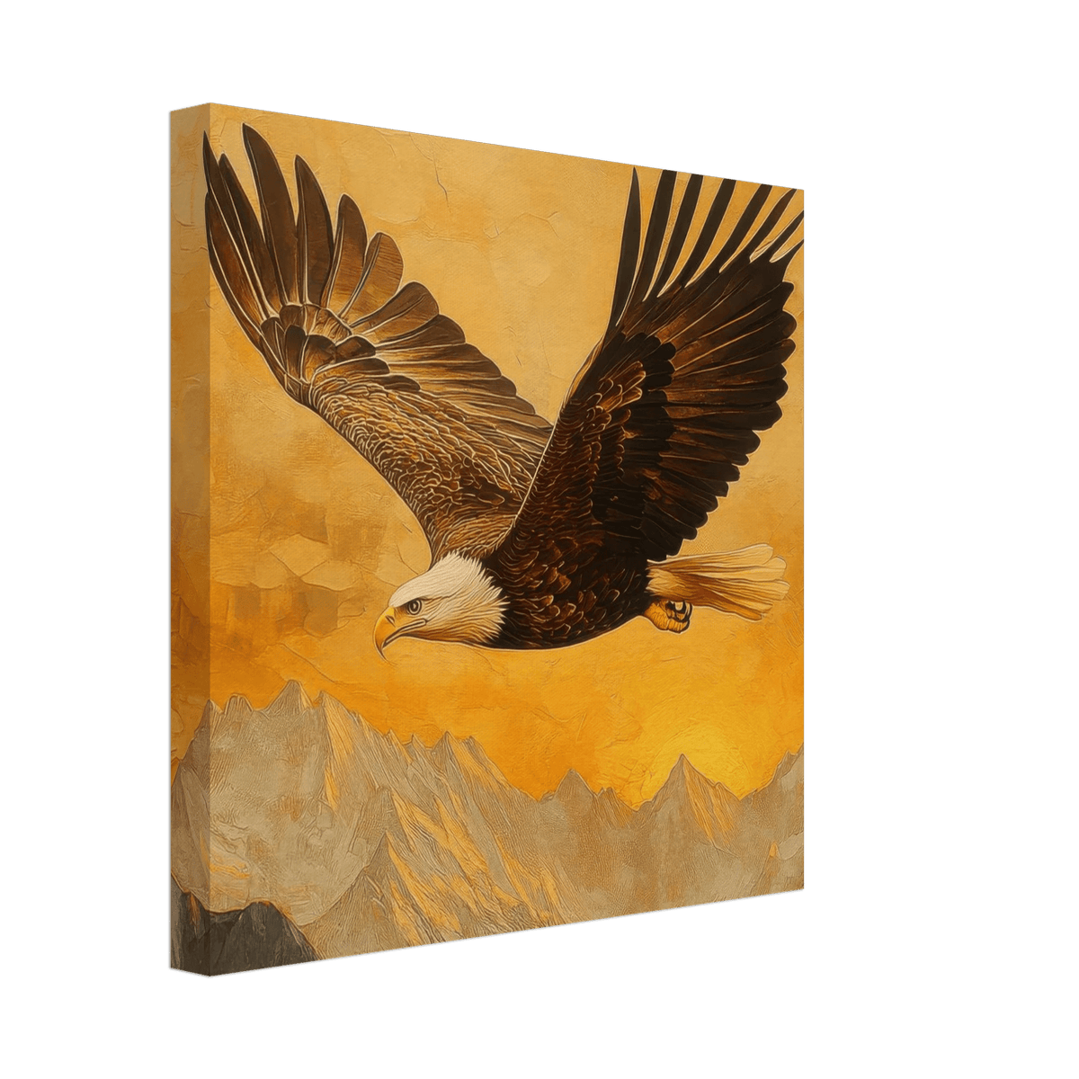 Eagle Soaring Over Mountains 2 - Shop Ai Art WebShop - Digital Art online Store