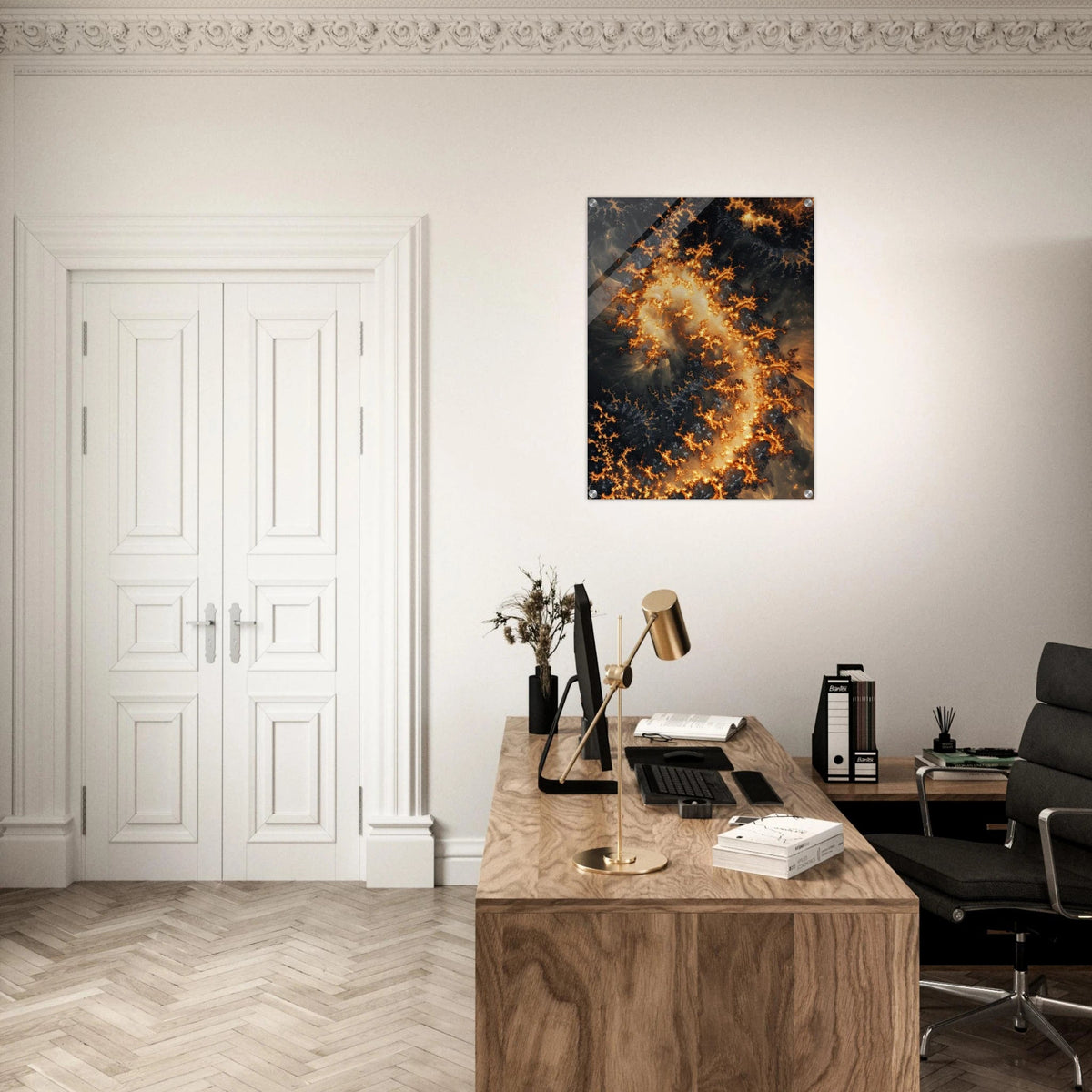 Ember Genesis A volatile burst of molten gold 3 - Shop Ai Art WebShop - Digital Art online Store