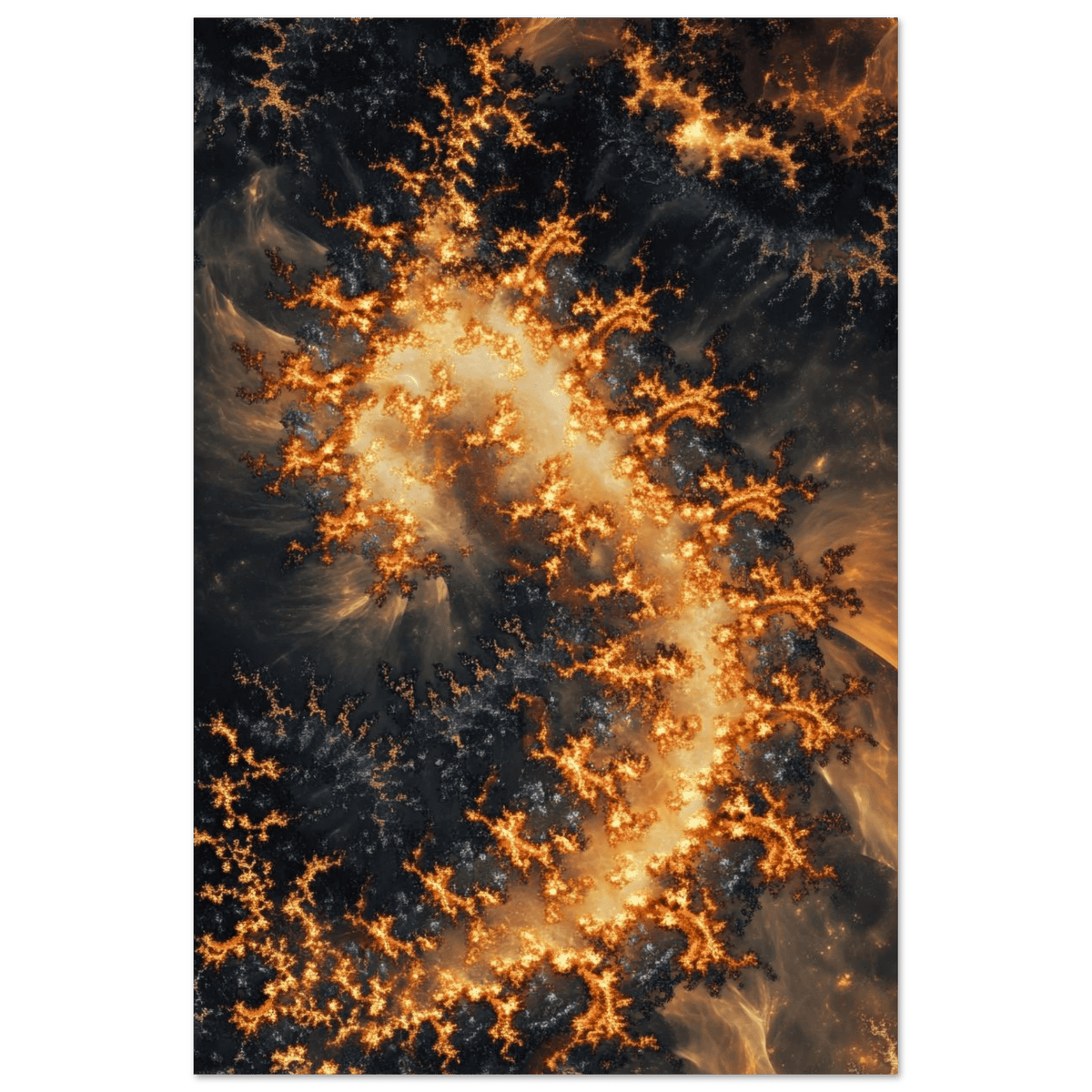 Ember Genesis A volatile burst of molten gold 3 - Shop Ai Art WebShop - Digital Art online Store