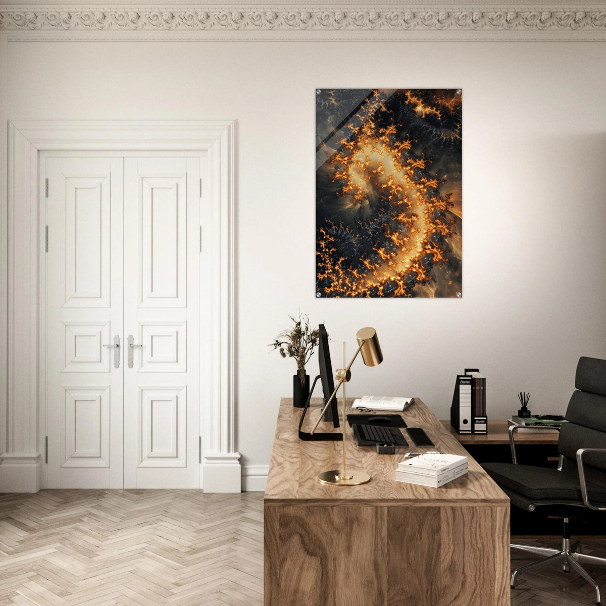 Ember Genesis A volatile burst of molten gold 3 - Shop Ai Art WebShop - Digital Art online Store