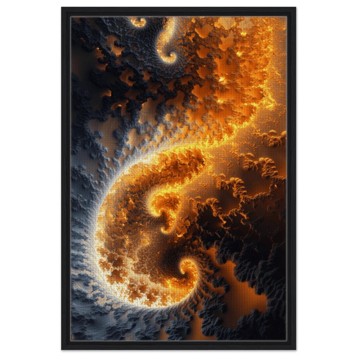 Ember Genesis A volatile burst of molten gold 5 - Shop Ai Art WebShop - Digital Art online Store
