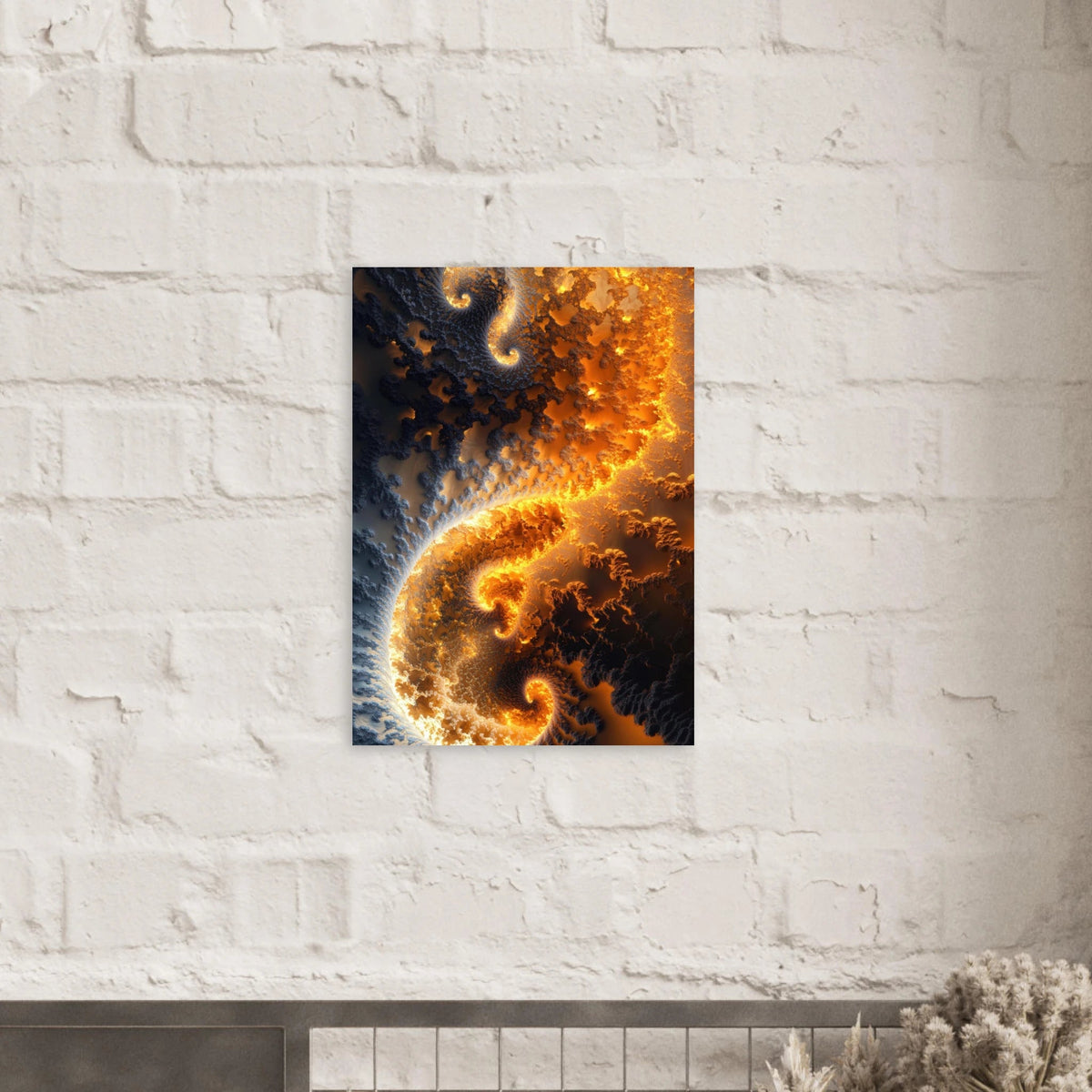 Ember Genesis A volatile burst of molten gold 5 - Shop Ai Art WebShop - Digital Art online Store