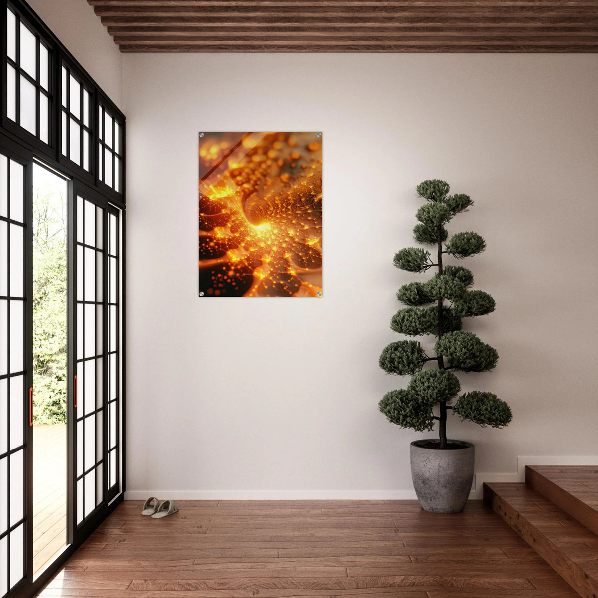 Ember Genesis A volatile burst of molten gold 6 - Shop Ai Art WebShop - Digital Art online Store