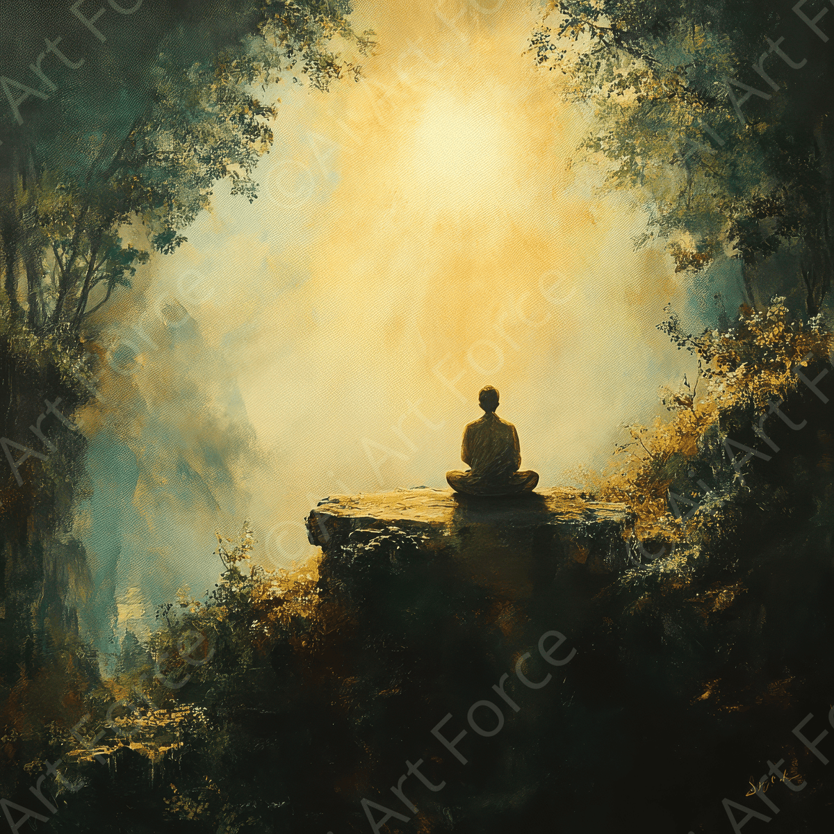 Experience of a Retreat in the Spiritual Life - Shop Ai Art WebShop - Digital Art online Store