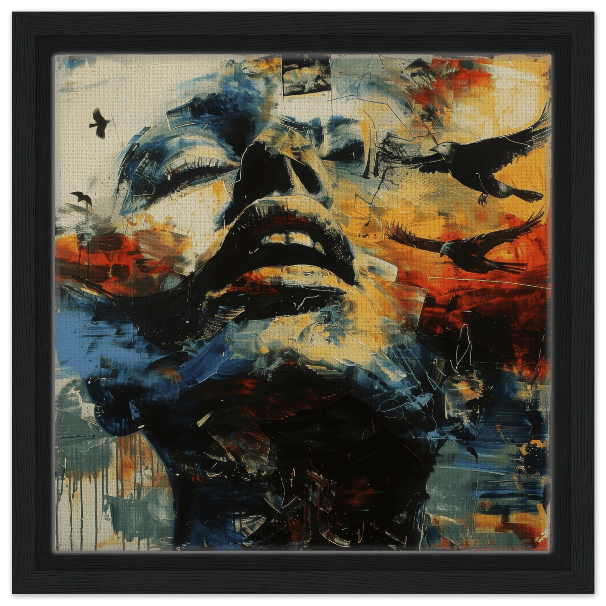 Expresionism man ruling the world according to a 4 - Shop Ai Art WebShop - Digital Art online Store
