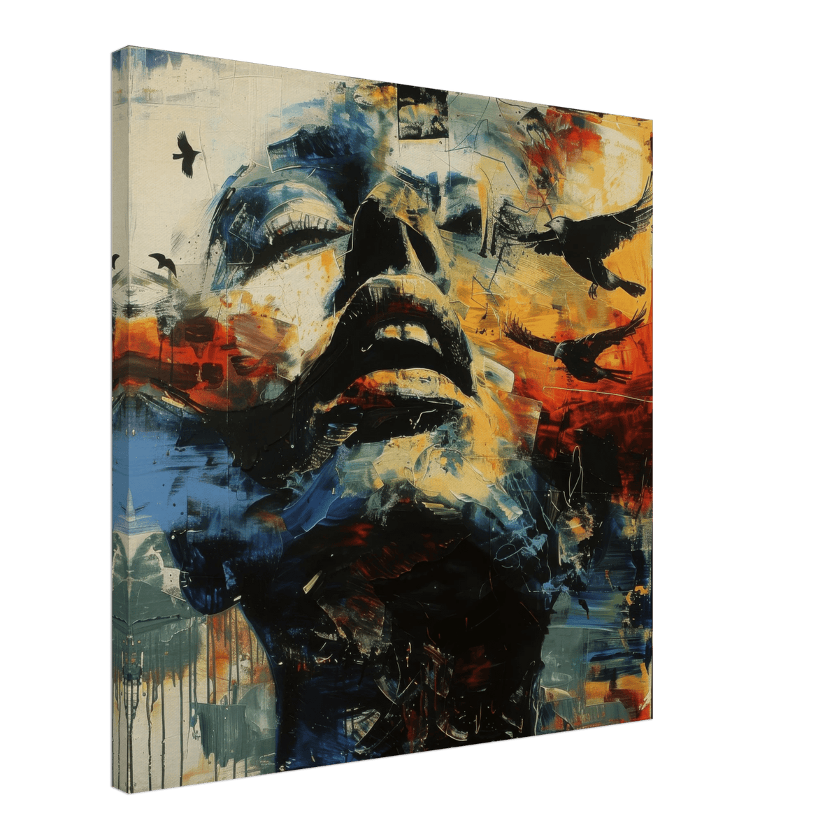Expresionism man ruling the world according to a 4 - Shop Ai Art WebShop - Digital Art online Store