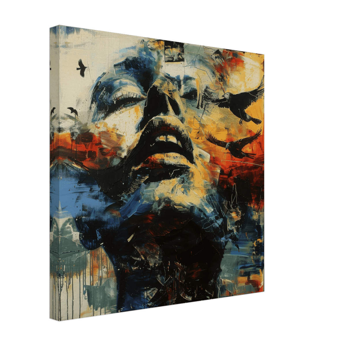 Expresionism man ruling the world according to a 4 - Shop Ai Art WebShop - Digital Art online Store