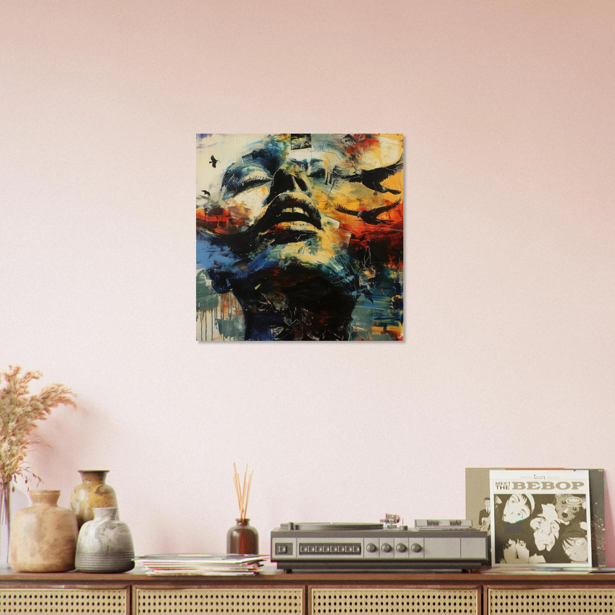 Expresionism man ruling the world according to a 4 - Shop Ai Art WebShop - Digital Art online Store