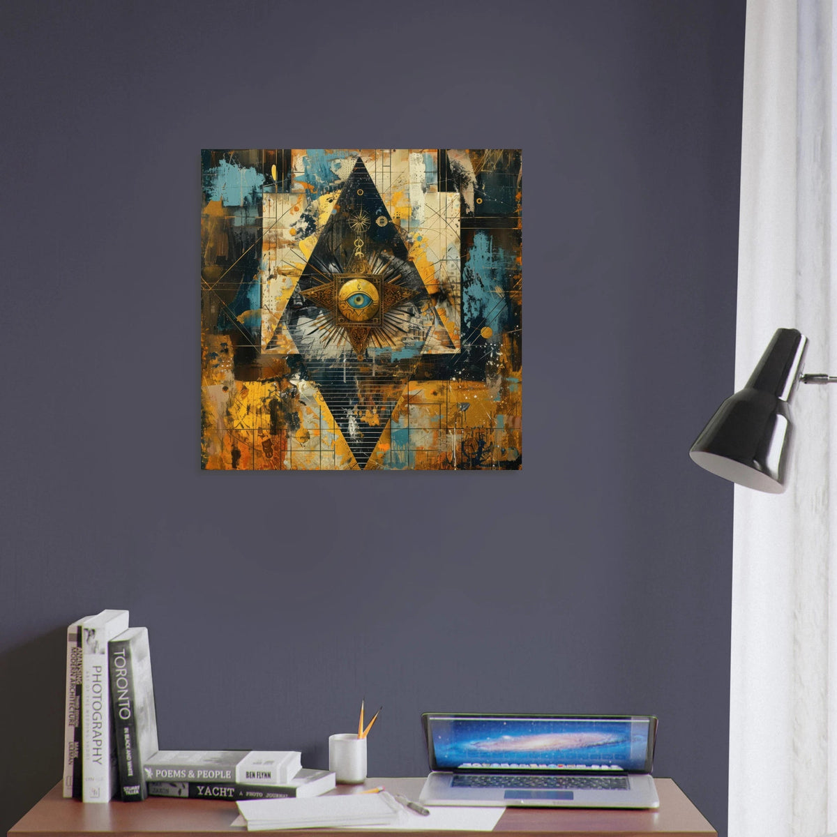 Eye of horus abstract style 2 - Shop Ai Art WebShop - Digital Art online Store