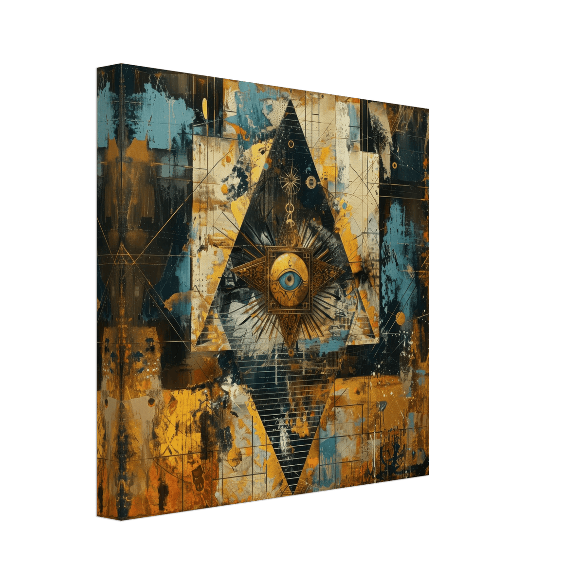 Eye of horus abstract style 2 - Shop Ai Art WebShop - Digital Art online Store