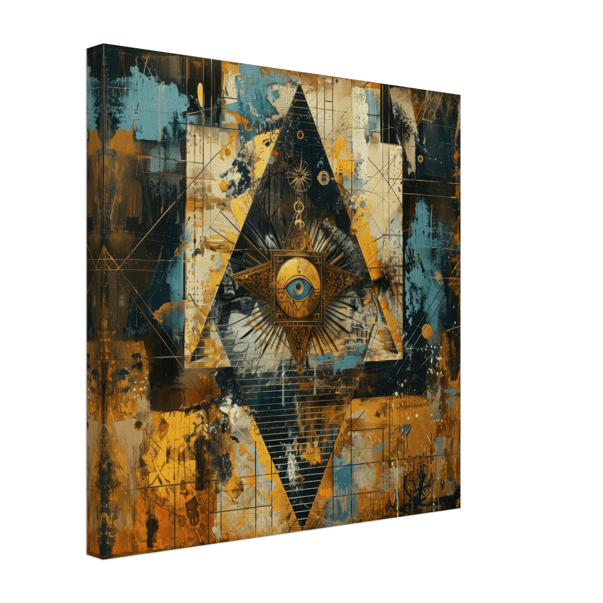Eye of horus abstract style 2 - Shop Ai Art WebShop - Digital Art online Store