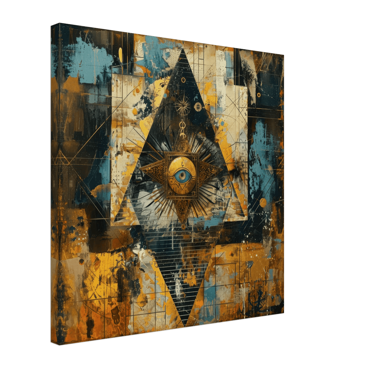 Eye of horus abstract style 2 - Shop Ai Art WebShop - Digital Art online Store