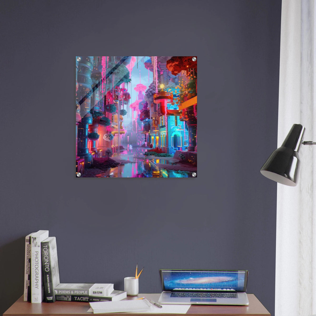 Fluorescent Fantasy World 5 - Shop Ai Art WebShop - Digital Art online Store