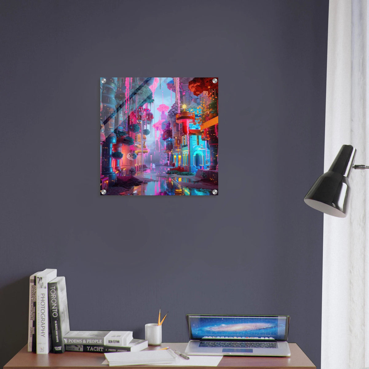Fluorescent Fantasy World 5 - Shop Ai Art WebShop - Digital Art online Store