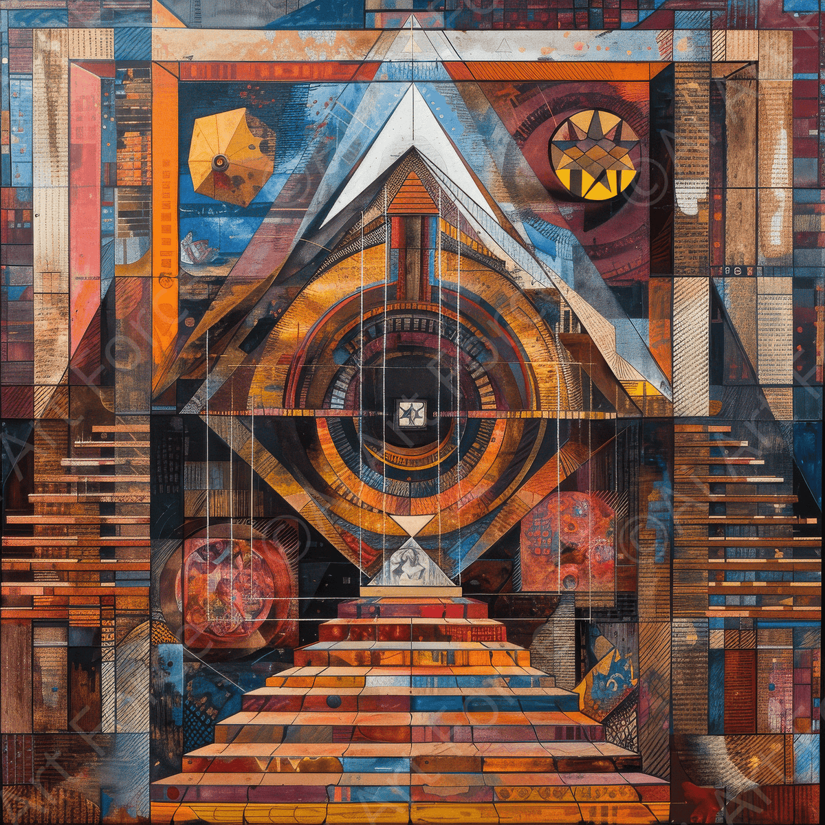 Free your mind abstract style 3 - Shop Ai Art WebShop - Digital Art online Store